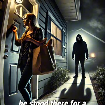 crazy man at the door,horror stories,home alone stories