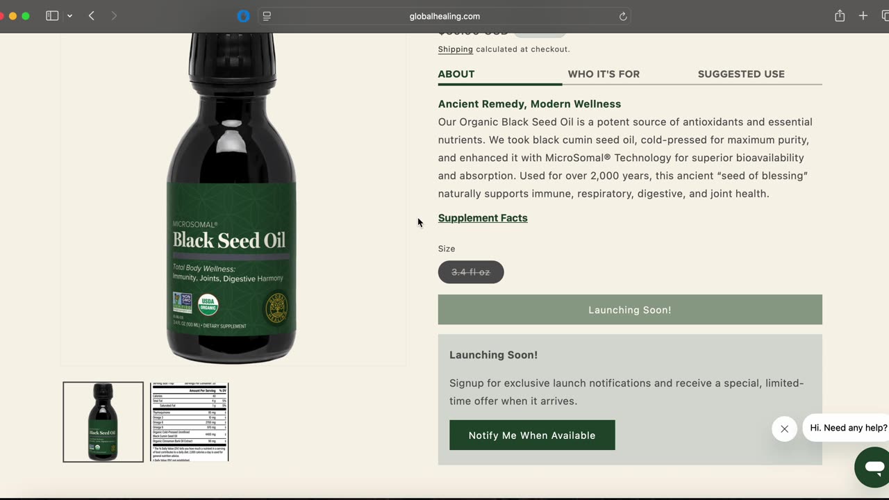 New Global Healing Product Incoming!