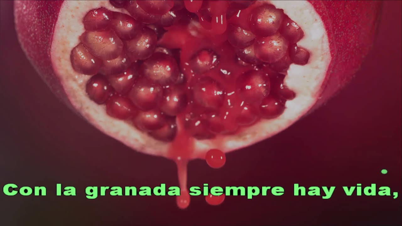 🎶 ¡Oh, granada! | Canción Infantil | Día Escolar de la Fruta | Karaoke