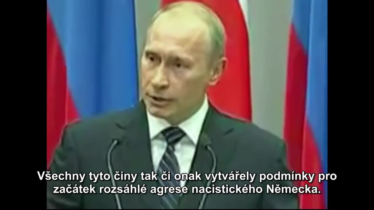 Putin odpověděl Polákům, kdo začal válku Titulky CZ