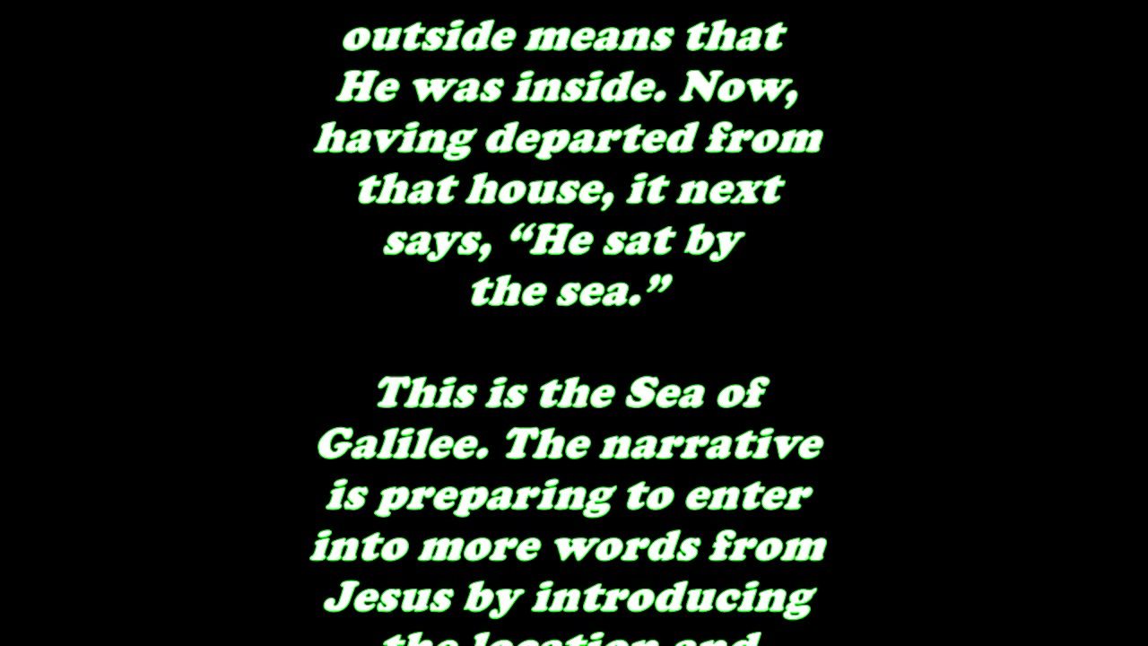 Matthew 13:1 - Daily Bible Verse Commentary