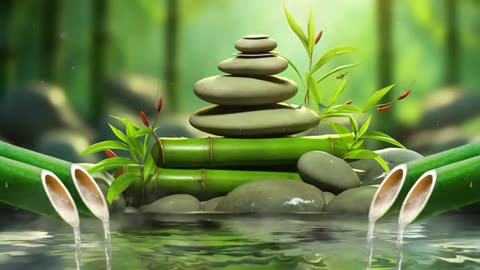 Relaxing Sleep Music + Insomnia: Bamboo, Stress Relief, Deep Sleep, Relax & Therapy Music 🌿 #17