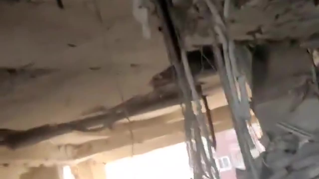 Aftermath of the Israeli airstrike on a residential building in Tehran, Iran.