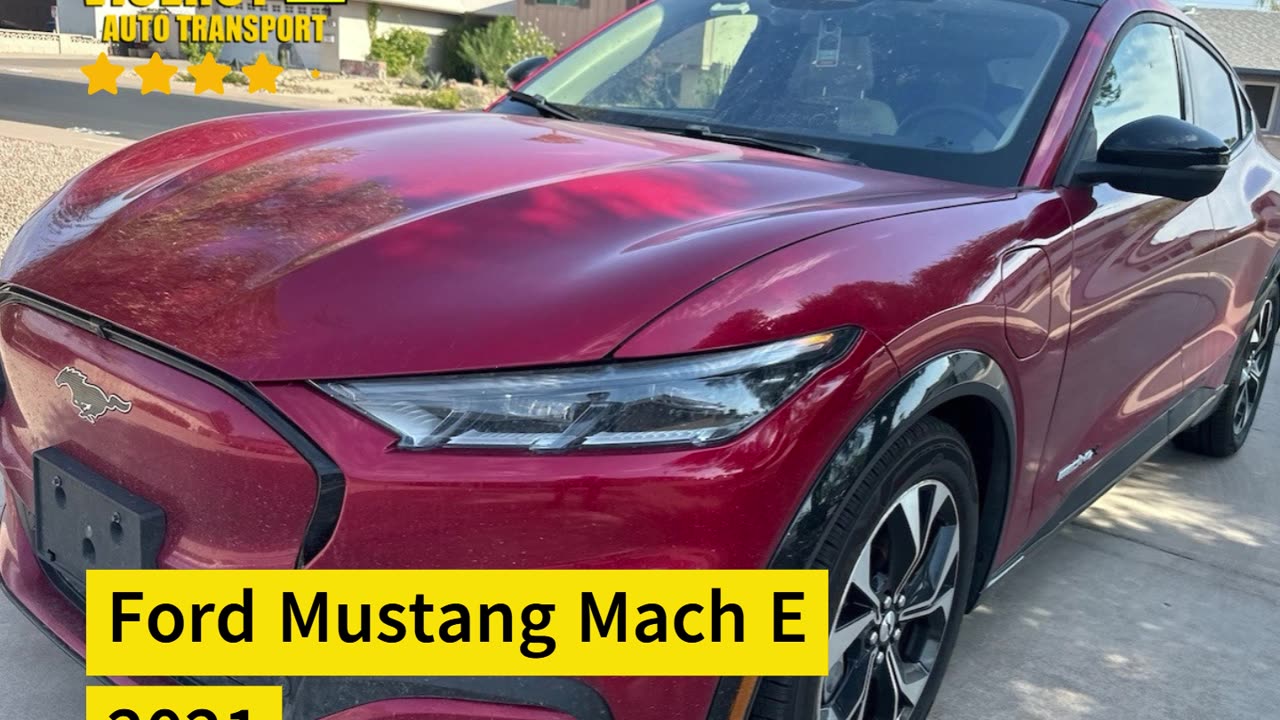 2021 Ford Mustang Mach E from Minnesota to Arizona