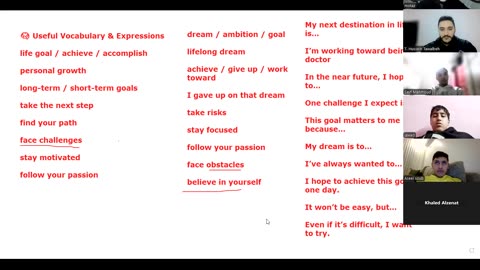 Proficient Speakers-B1 (15) Dreams