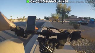 🔴Ebike adventure |👽Desert exploration, shooting handguns👻