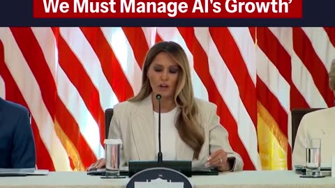 🇺🇸 First Lady Melania Trump hosts White House Task Force on AI Education