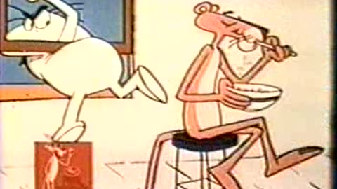 Commercial - Pink Panther Flakes cereal 1973