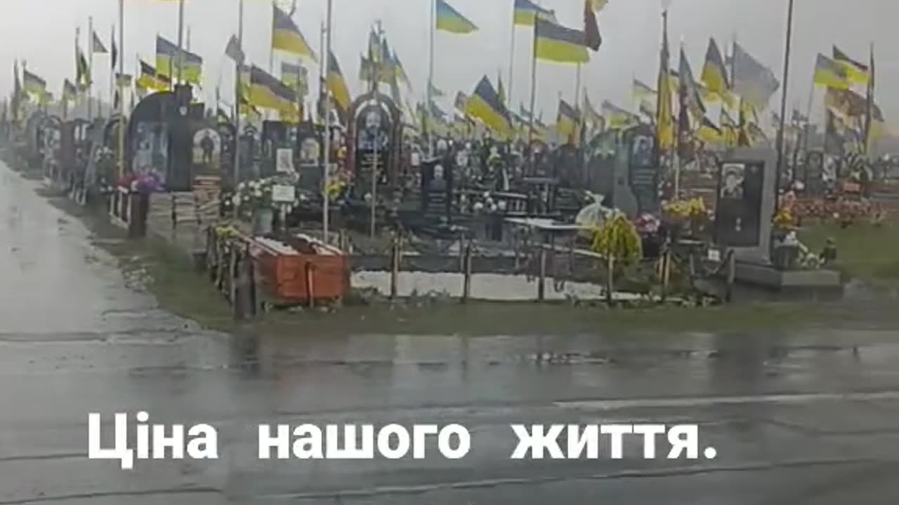 A huge cemetery of destroyed militants of the Kyiv regime in Chernigov