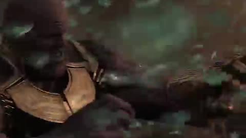 Thanos Struggling Against Dr strange