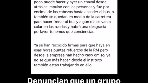 Presunta agresión de un grupo de jóvenes a una mujer