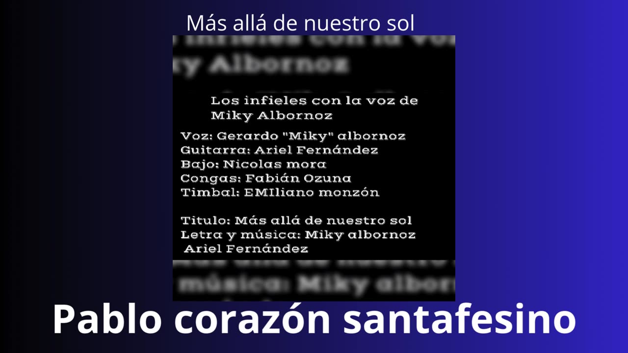 Los Infieles, con la voz de Miky Albornoz -