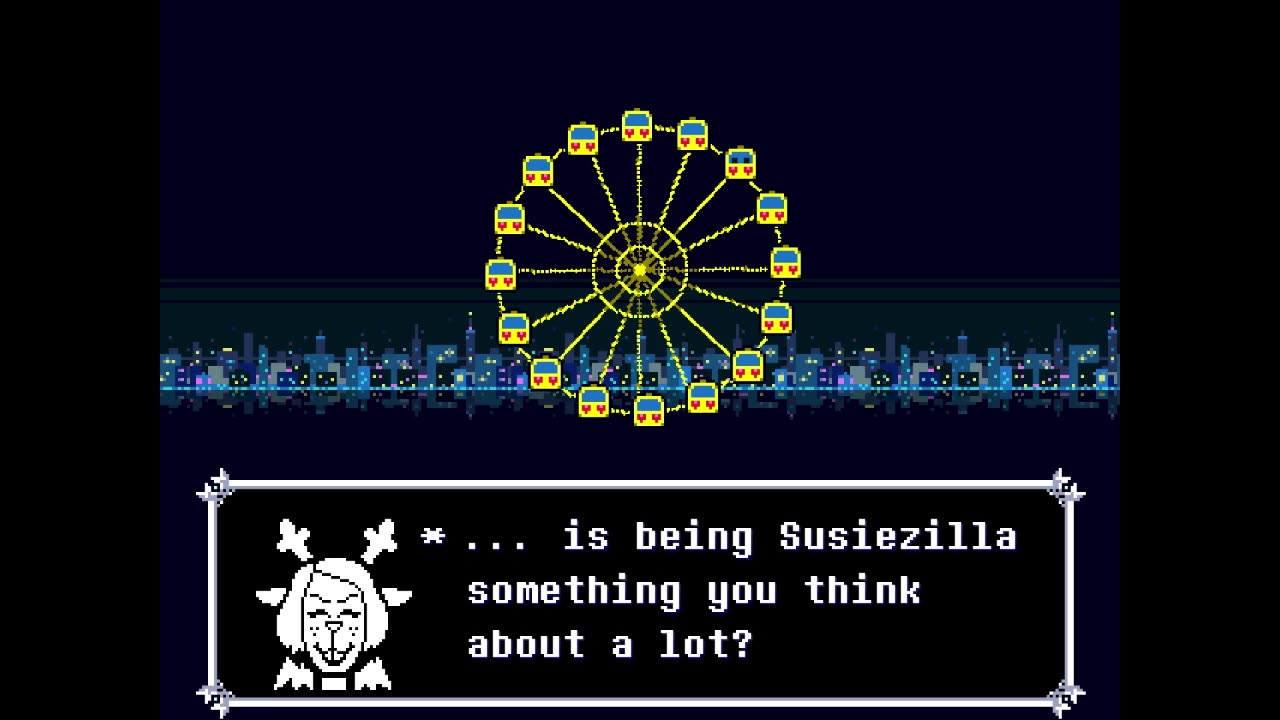 Deltarune Chapter 2 Ep 4 Saved Noelle AND berdly to i guess