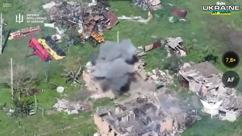 Russian footage shows troops run from blast as Ukraine strikes bridge