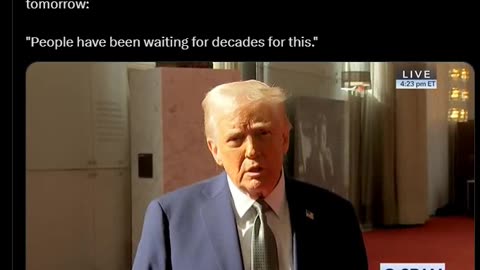 President Trump announces that the JFK Files will be released tomorrow: "People have been waiting for decades for this."