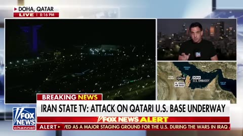 WATCH: Following strikes, Iran attacks a US base in Qatar
