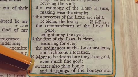 The Law Of The LORD Is Perfect, Reviving The Soul..