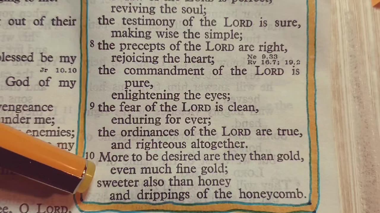 The Law Of The LORD Is Perfect, Reviving The Soul..