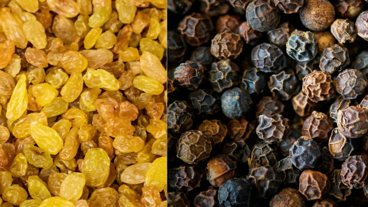 काली मिर्च और किशमिश एक साथ खाने के फायदे #short #health #viarl #trending
