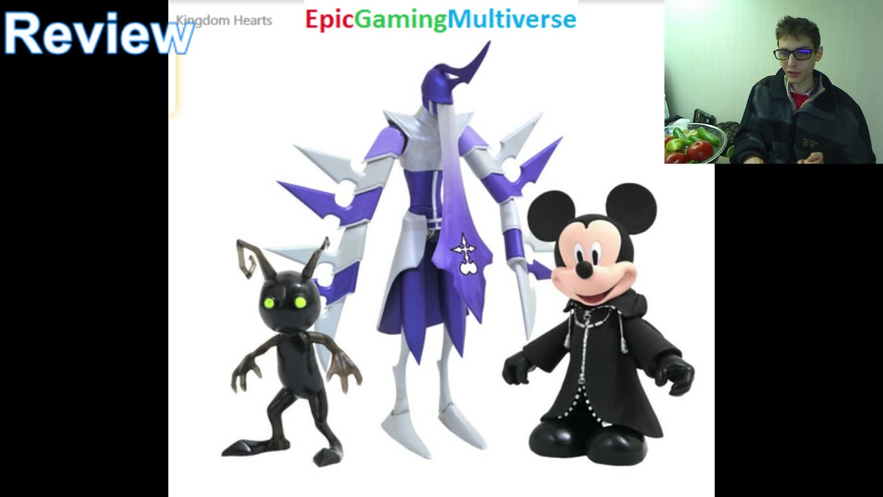 Review Of The Diamond Select Toys Kingdom Hearts Mickey Mouse Action Figure And Heartless Figures