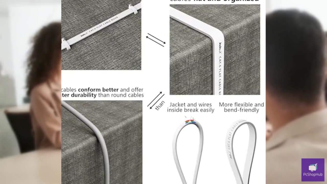 Jadaol Cat 6 Ethernet Cable 25 ft, Outdoor & Indoor 10Gbps Support Cat8 Cat7 Net