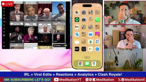 Mon 7/7/25 - IRL, Viral Edits, Reactions, Clash Royale, Analytics