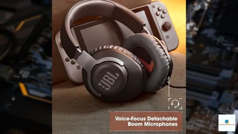 JBL Quantum 100 - Wired Over-Ear Gaming Headphones - Black, Large