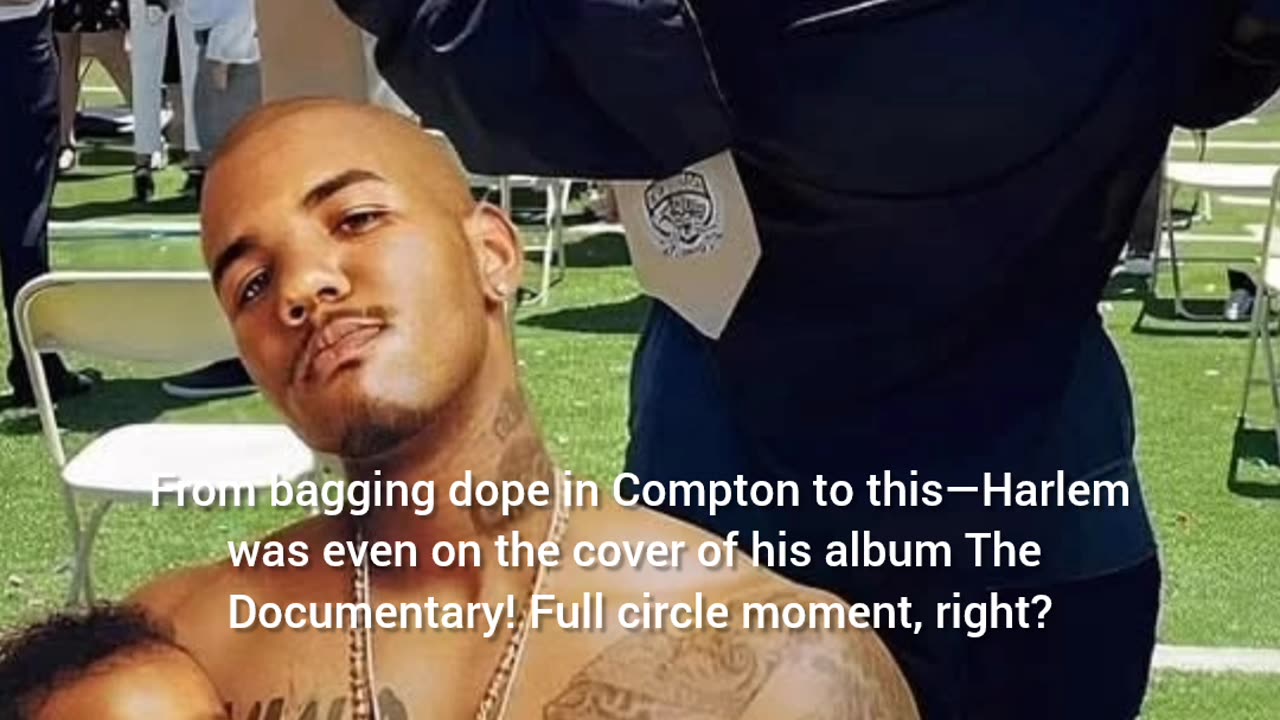 That’s Harlem Caron Taylor, The Game’s oldest son. He graduated high school!