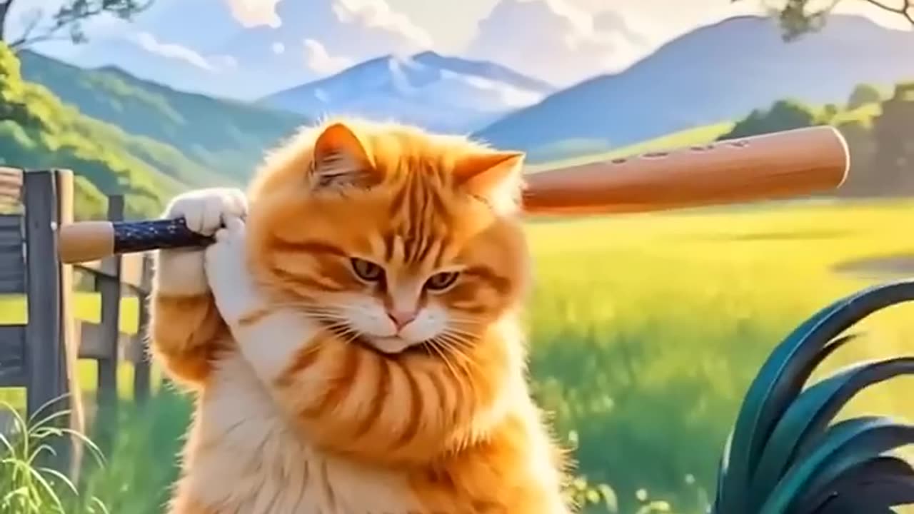 cat ai short video 2025 cat funny video