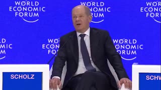 Olaf Scholz at WEF: Free Speech Is Fine—Unless It Supports ‘Extreme Right’ Views
