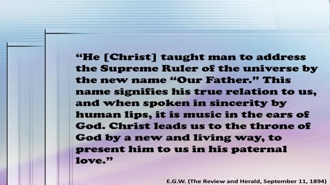 Our loving heavenly Father