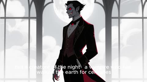 A Romantic Horror between a Vampire and A Girl
