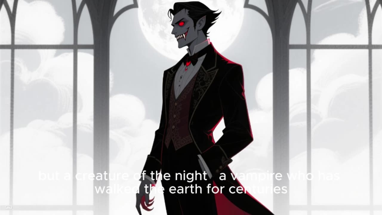 A Romantic Horror between a Vampire and A Girl