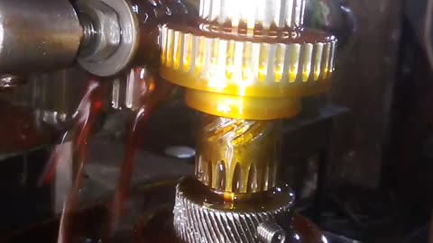 Timing gear teeth cutting