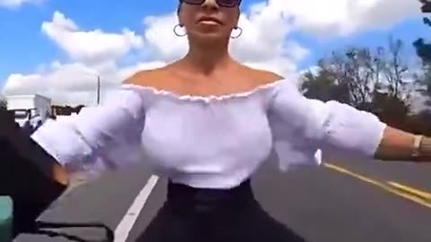 Cute Girl Rides a Harley Davidson | Beauty Meets Beast on the Road