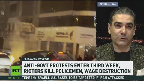 Iran accuses US and Israel of orchestrating deadly unrest