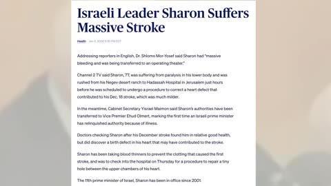 Former Israel PM Ariel Sharon during a Likud party meeting on May 26, 2003.