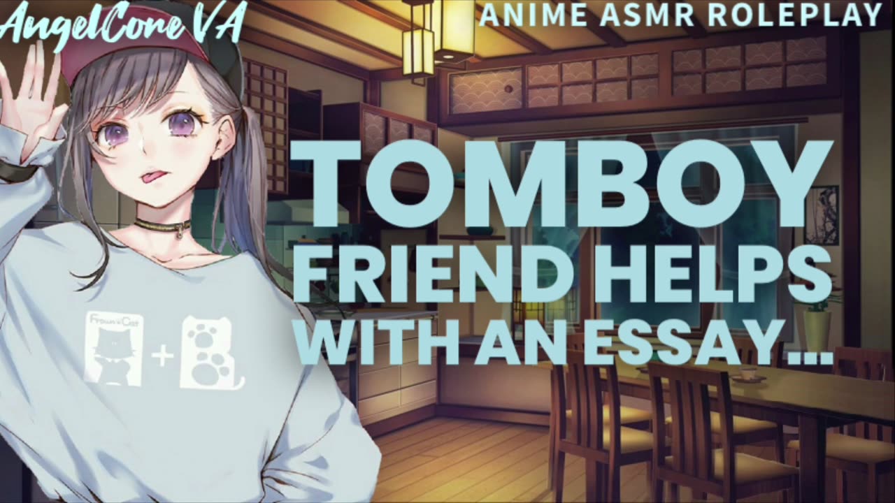 ASMR - Tomboy bestfriend helps with an essay [Tomboy] [Tsundere] [reupload archive]