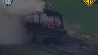 Multiple Russian Tanks and APCs Are Torn Apart During Intense Assault on Ukrainian Lines