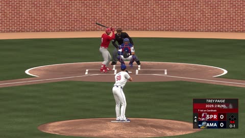 MLB The Show 25 AA Springfield Cardinals Franchise Game 4 Cardinals Vs Sod Poodles CPU Vs CPU