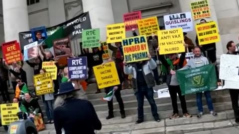 Emotional Tribute by WakeUpéiRe – Dublin Vigil for Those Affected by C-19 Injections