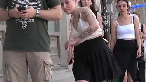 He was angry 😄 girl prank 😂