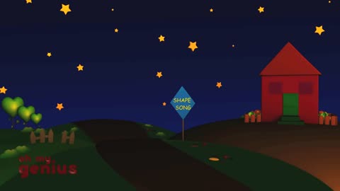 The Shapes Song | Nursery Rhymes | Nursery Rhymes With Lyrics