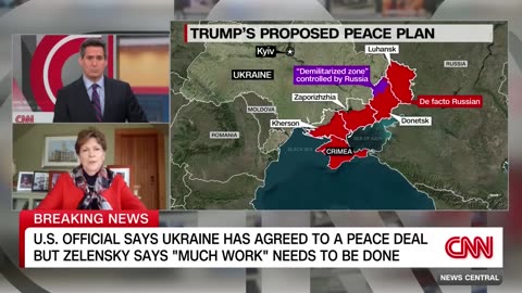 US official says Ukraine has agreed to a peace deal, but Zelensky says 'much work' needs to be done