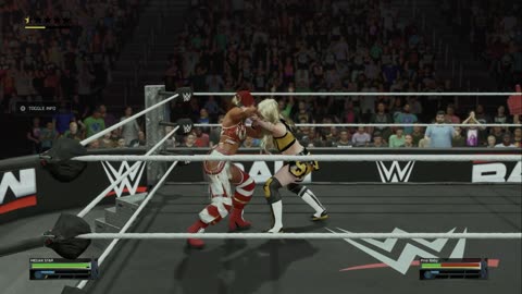 wwe 2k25 261 universe Megan Star VS Pina Baby