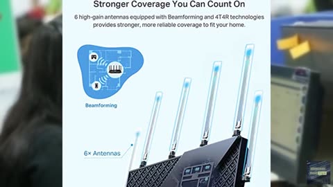 TP-Link AX5400 WiFi 6 Router (Archer AX73)- Dual Band Gigabit Wireless Internet