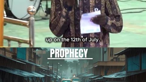 Prophecy of flood in Nigeria
