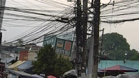 After Rain in Quezon City in the Philippines
