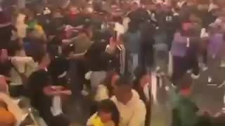 Disturbios en el Movistar Arena