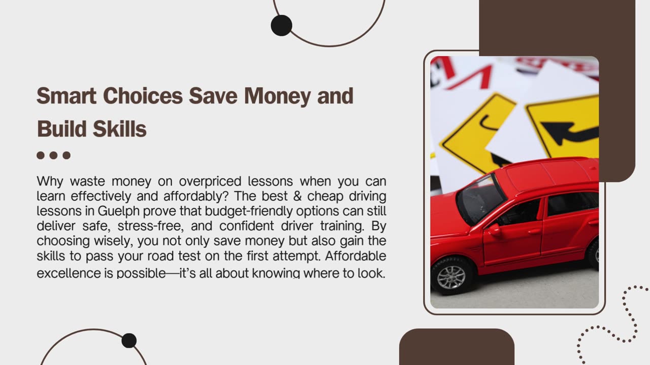 Don’t Waste Money on Overpriced Training – Choose the Best & Cheap Driving Lessons in Guelph